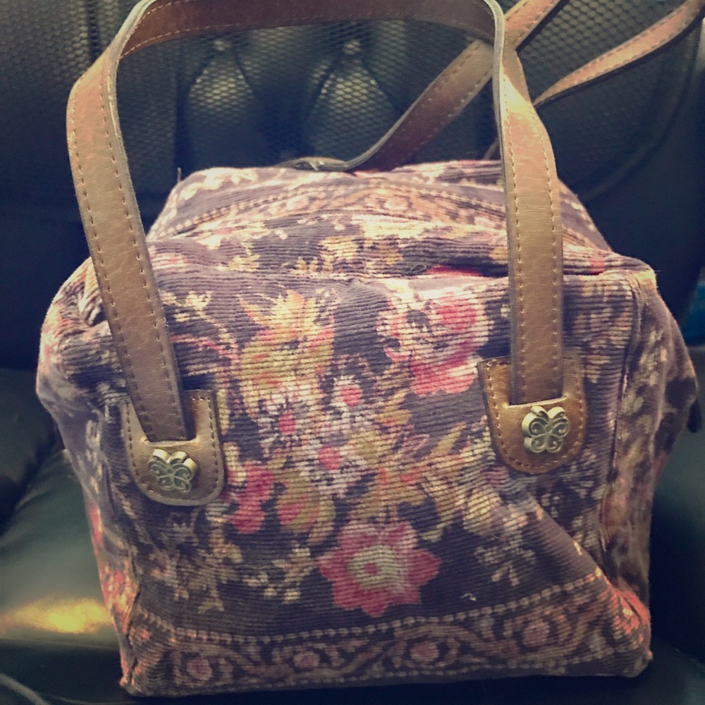 Vera Wang tapestry handbag